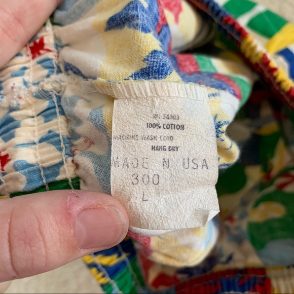 VTG Single-Stitch Beach Surf Drawstrng Board Short - Picture 8 of 10